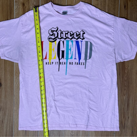 Street Legend Keep It Real Shirt XL Pink No Fakes - Picture 3 of 5